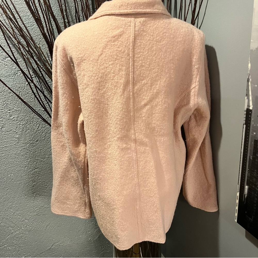 🌸ALFRED DUNNER PINK WOOL JACKET WITH BEADED BOW SIZE SMALL🌸 - Picture 4 of 6